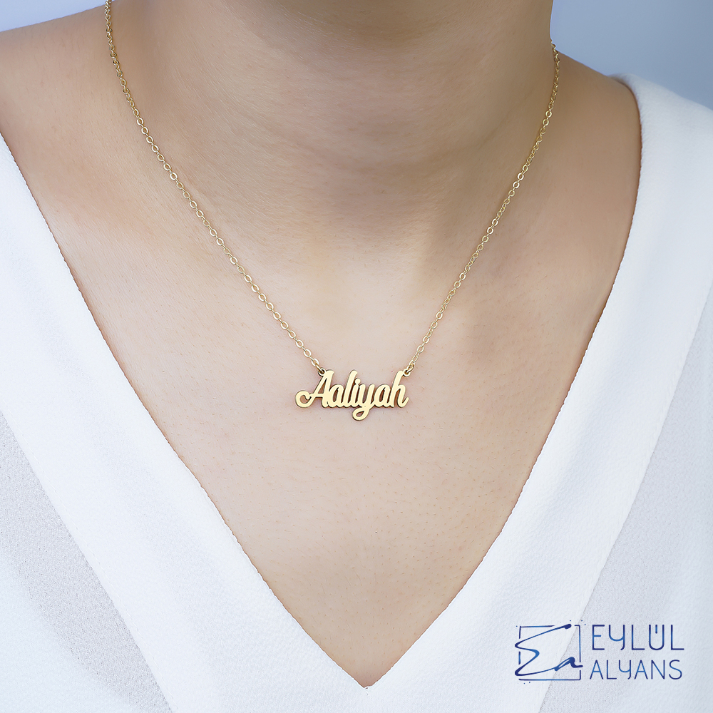 Aaliyah Name Necklaces